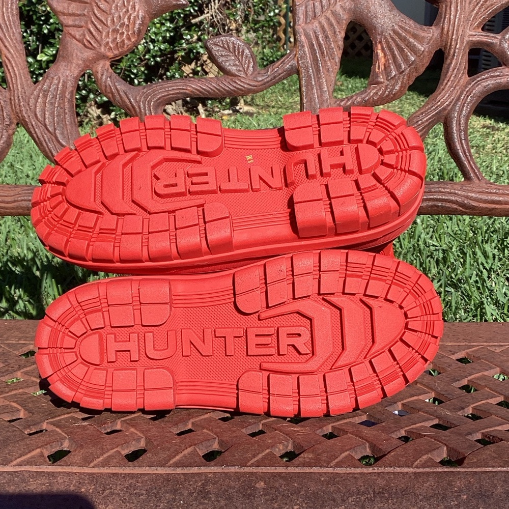 Hunter Stanly Insulated Waterproof Duck Boots Flashy Red Size 8 - Picture 6 of 6